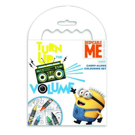 Minions Carry-Along Colouring Pad & Crayon Set £1.79